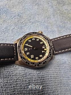 Zelos Thresher World Timer Titanium Wristwatch 41mm MOP