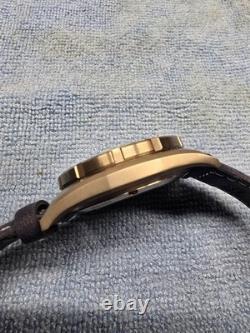 Zelos Thresher World Timer Titanium Wristwatch 41mm MOP