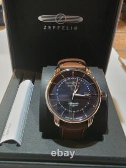 Zeppelin 84423 Men's Watch with Leather Strap Atlantic Series Quartz GMT Date