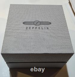 Zeppelin 84423 Men's Watch with Leather Strap Atlantic Series Quartz GMT Date