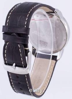 Zeppelin LZ 127 Graf Dual Time GMT Beige Dial Leather Band 76425 50M Mens Watch