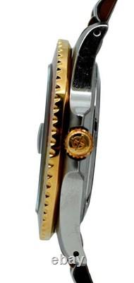 Zodiac 37mm Men's GMT Professional Rootbeer Two Tone 200M Watch! Ref 813.22.06