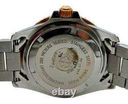 Zodiac 37mm Men's GMT Professional Rootbeer Two Tone 200M Watch! Ref 813.22.06