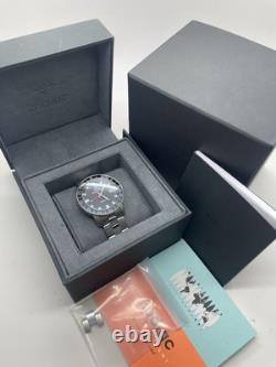 Zodiac Aerospace GMT Grey Black Steel LE of 182 Auto 40mm Watch ZO9400 with Box