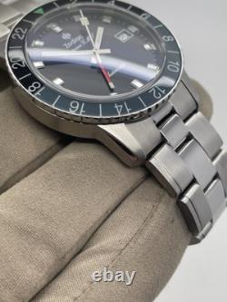 Zodiac Aerospace GMT Grey Black Steel LE of 182 Auto 40mm Watch ZO9400 with Box