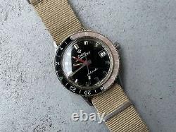 Zodiac Aerospace GMT Vintage Bakelite Coke Bezel ALL ORIG + New NATO