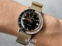 Zodiac Aerospace GMT Vintage Bakelite Coke Bezel ALL ORIG + New NATO