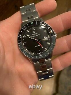 Zodiac Aerospace GMT Z09400 Automatic Limited Edition 40mm Mens Watch Stunning