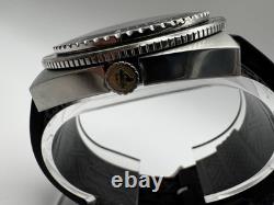 Zodiac Super Sea Dragon GMT World Timer Black Dial, Works, Original Band