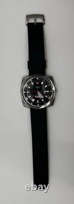 Zodiac Super Sea Dragon GMT World Timer Black Dial, Works, Original Band