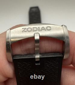 Zodiac Super Sea Dragon GMT World Timer Black Dial, Works, Original Band
