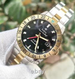 Zodiac Super Sea Wolf Automatic Dual Tone GMT Men's Watch ZO9406