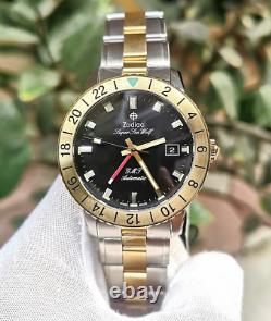 Zodiac Super Sea Wolf Automatic Dual Tone GMT Men's Watch ZO9406