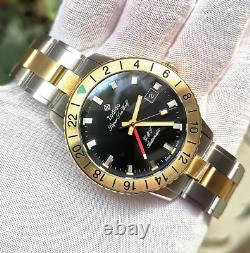 Zodiac Super Sea Wolf Automatic Dual Tone GMT Men's Watch ZO9406
