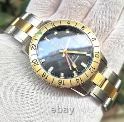 Zodiac Super Sea Wolf Automatic Dual Tone GMT Men's Watch ZO9406