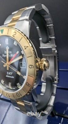 Zodiac Super Sea Wolf Automatic Dual Tone GMT Men's Watch ZO9406 FREE SHIPPING