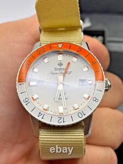 Zodiac Super Sea Wolf Sherbet Gmt Limited Edition Rare 1 of 282