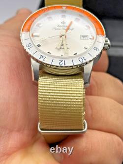 Zodiac Super Sea Wolf Sherbet Gmt Limited Edition Rare 1 of 282