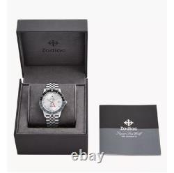 Zodiac Super Seawolf GMT ZO9405 Automatic White Dial Stainless Steel Bracelet
