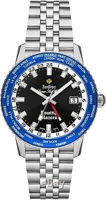Zodiac x Rowing Blazers Super Sea Wolf GMT World Time ZO9414 Men's Automatic Wat